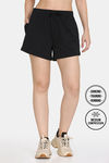 Zelocity Quick Dry Gym Straight Fit Shorts - Jet Black — thumbnail 1